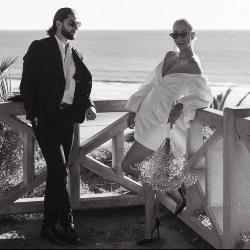 HOUSE OF CB 'Carlyn' Ivory Satin Balloon Sleeve Mini Dress/Size XS‎ NWOT - Picture 2 of 15